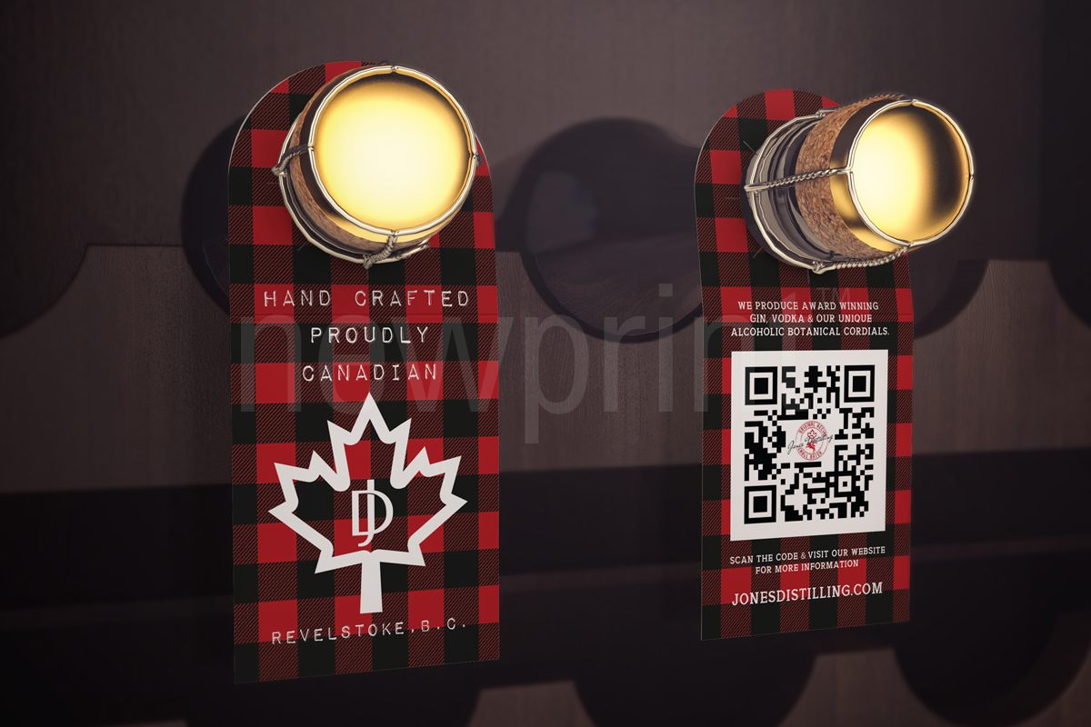 Benefits of Custom Hang Tags - Bottle Neck Hang Tag