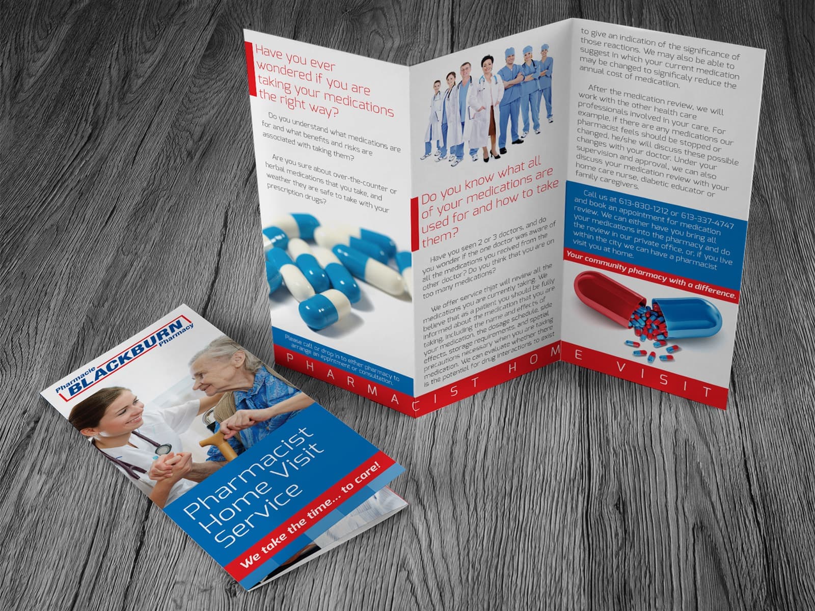 How to design a brochure - images example